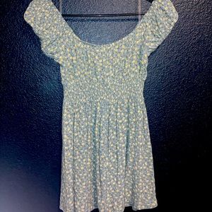 Blush mini floral dress. Size L